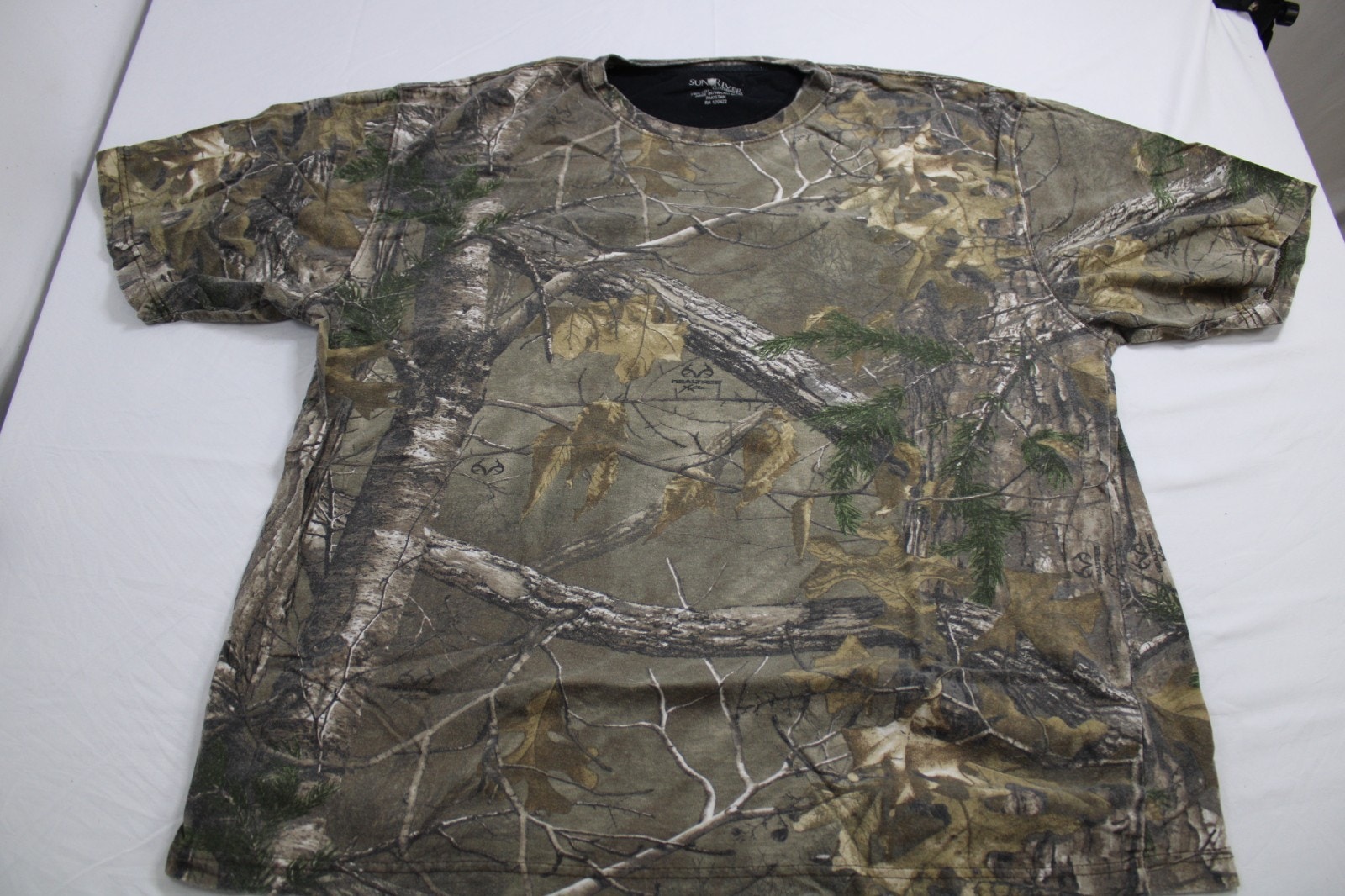 Sun River Clothing Co Men's 2xl Realtree Camo T-Shirt Cotton Hunting Outdoors